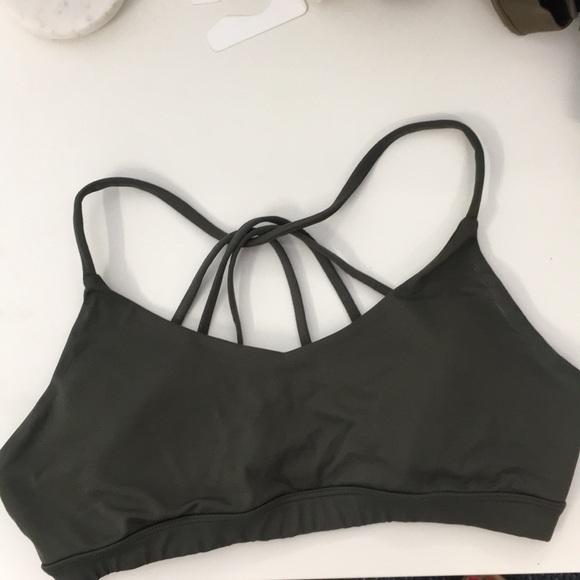 strap back sports bra